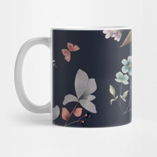 Wild Animal Bird Butterfly Pattern Mug